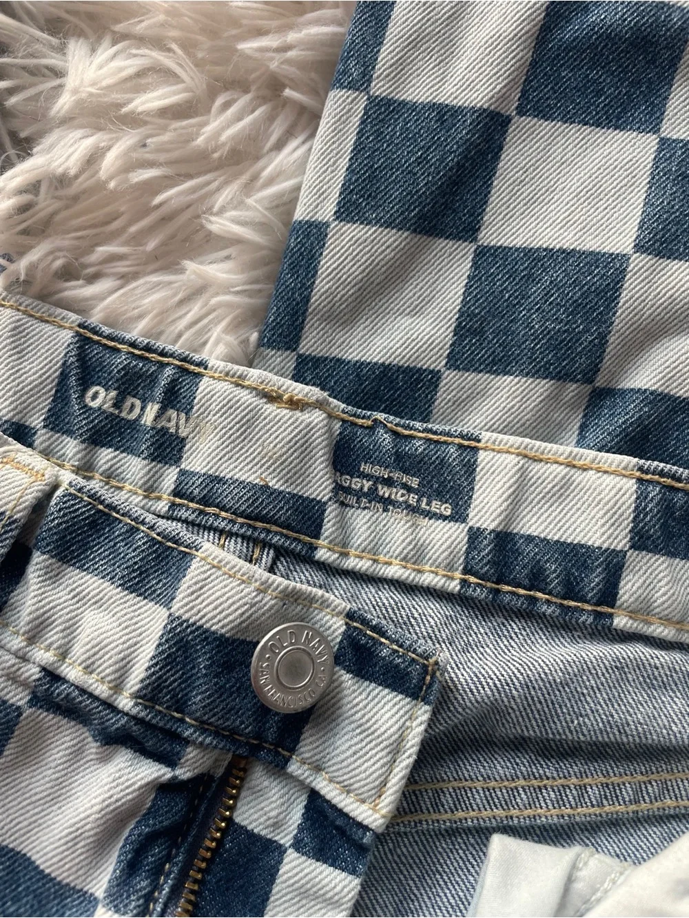 Old Navy High Rise Baggy Wide Leg Jeans